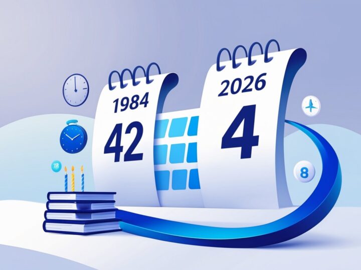Quem nasceu em 1984 tem quantos anos em 2026? Descubra já