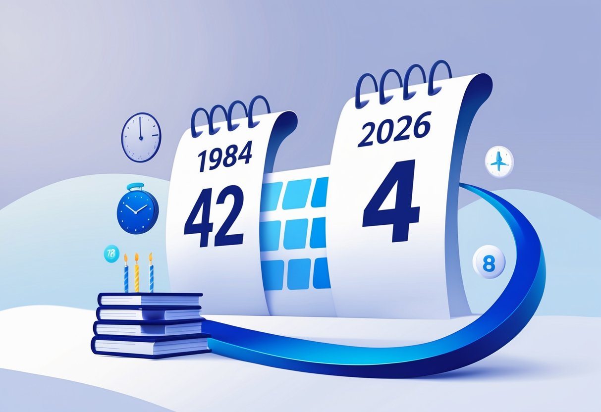 Quem nasceu em 1984 tem quantos anos em 2026? Descubra já