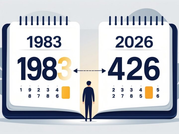 Quem nasceu em 1983 tem quantos anos em 2026? Descubra já